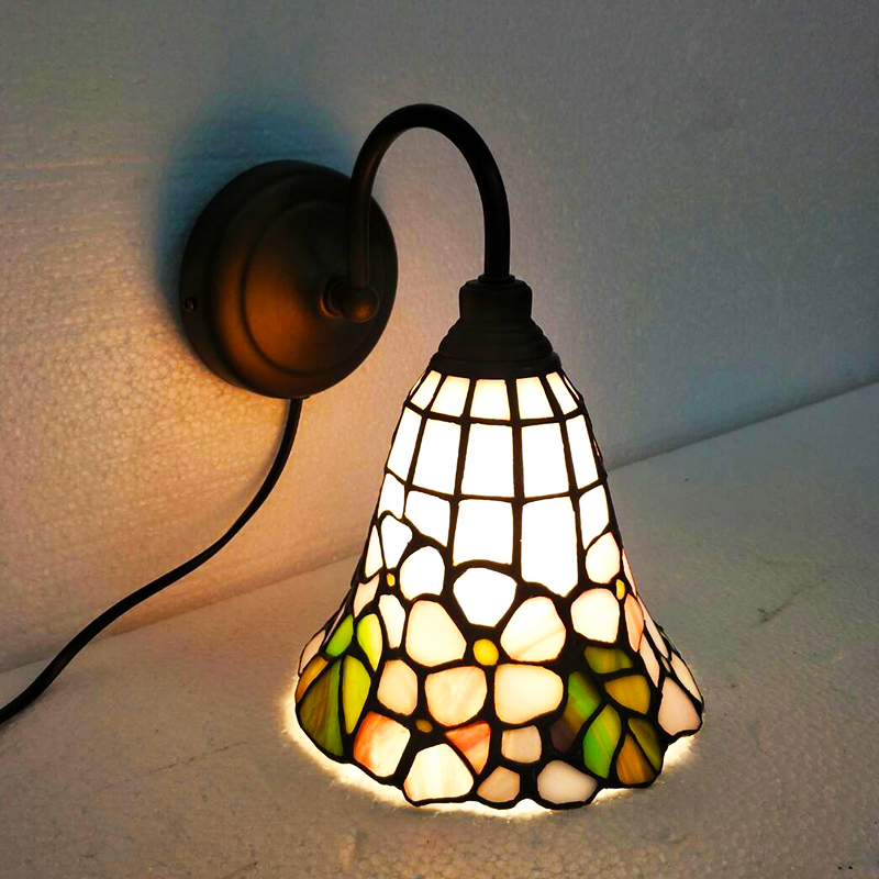 โคมไฟสเตนกลาส #Tiffany wall lamp #Stained glass