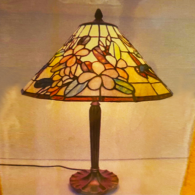 โคมไฟสเตนกลาส #Stained Glass #Tiffany bedside lamp